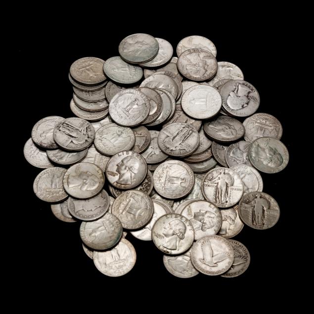eighty-five-85-circulated-silver-quarters