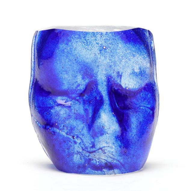 studio-glass-face-sculpture