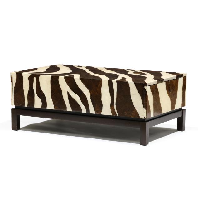 contemporary-abalone-shell-veneered-coffee-table