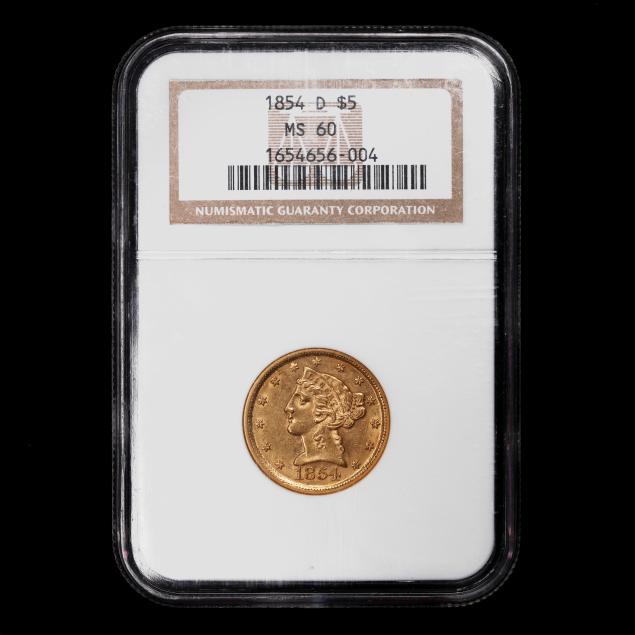 liberty-head-1854-d-5-gold-half-eagle-ngc-ms-60