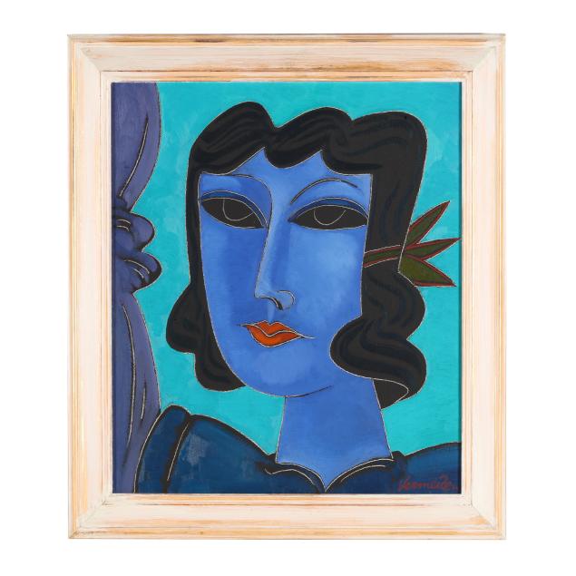 jan-vermeiren-belgian-south-african-b-1949-head-of-a-woman