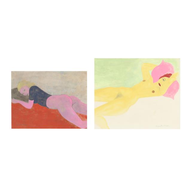 augustus-hamilton-peck-american-1906-1975-women-reclining-two-works