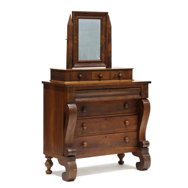 american-classical-mahogany-chest-of-drawers-with-mirror