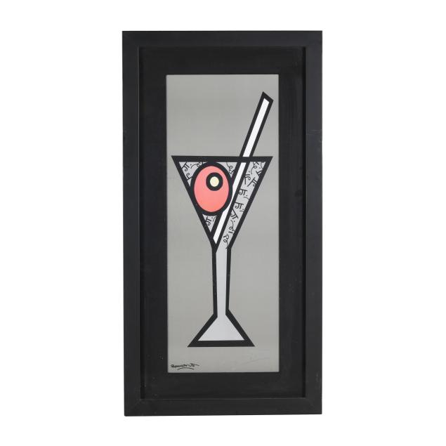 romero-britto-b-1963-i-martini-anyone-i