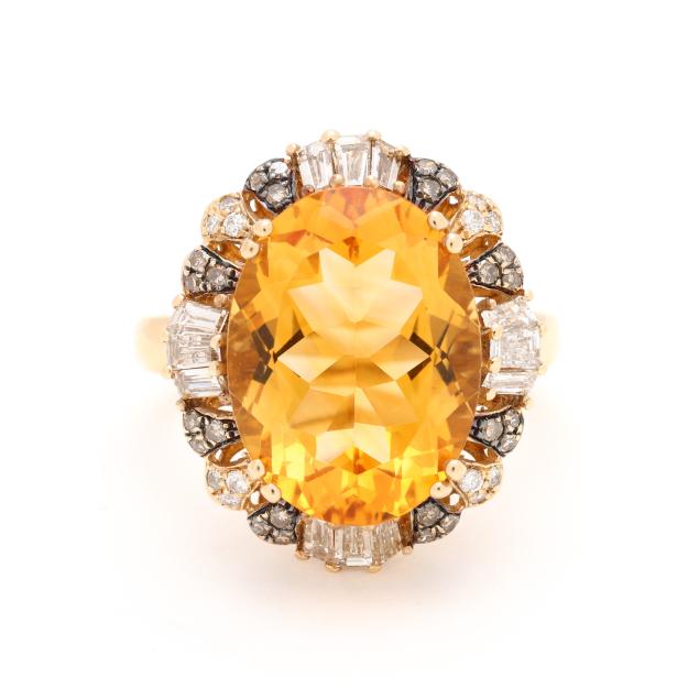 gold-citrine-and-diamond-ring
