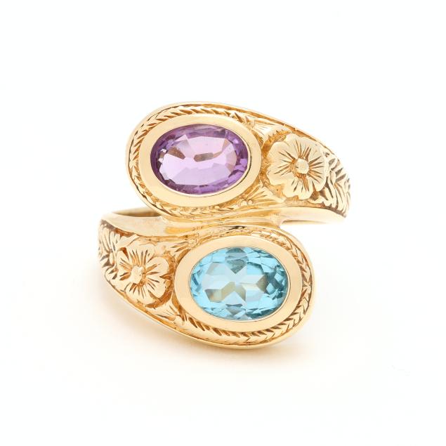 gold-blue-topaz-and-amethyst-bypass-ring