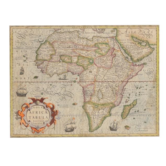 hondius-s-map-of-africa