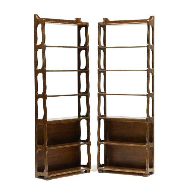pair-of-vintage-henredon-bookcases