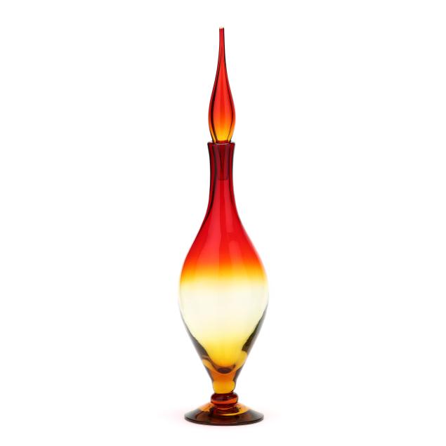 blenko-large-amberina-glass-decanter