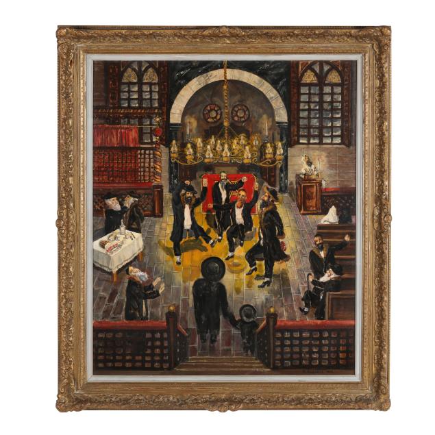 rudolph-robinor-russian-american-circa-1899-1994-hasidic-jewish-wedding-scene
