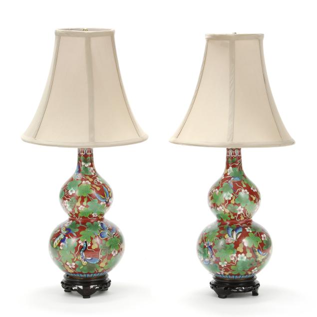 a-pair-of-chinese-cloisonne-double-gourd-vase-table-lamps