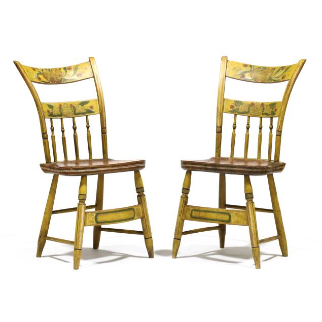 antique-pair-of-american-painted-fancy-chairs
