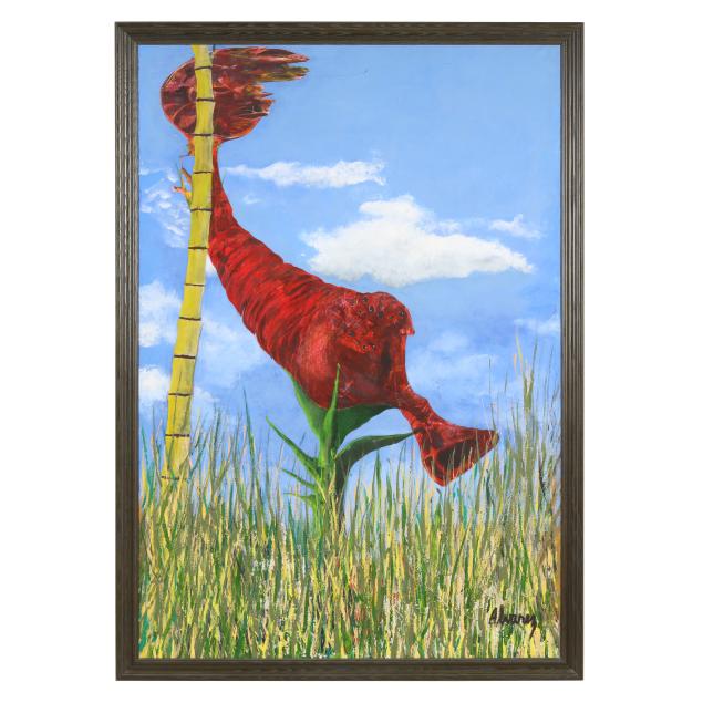 juan-alvarez-american-late-20th-century-i-soft-auspice-for-a-wild-albatross-i