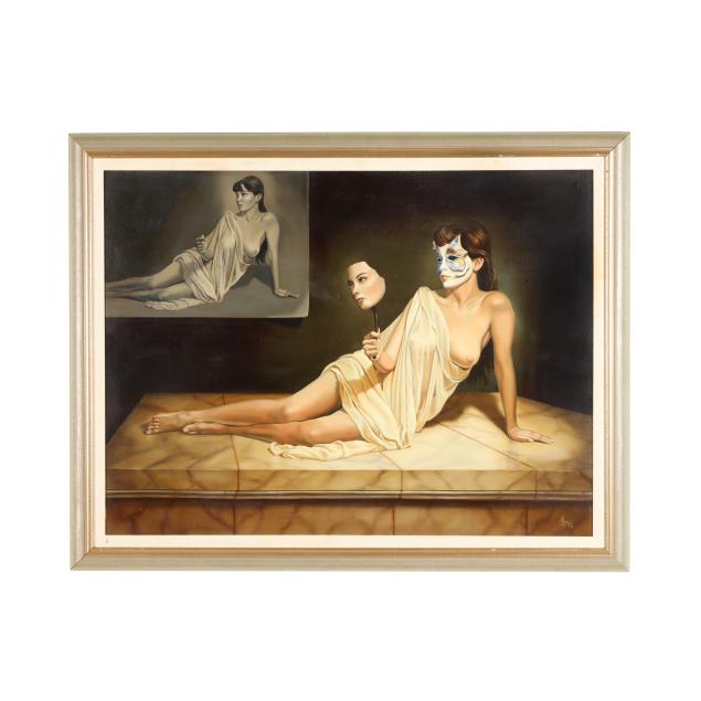 juan-medina-mexican-1950-2023-odalisque-with-mask