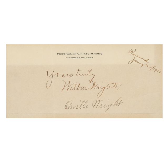 early-20th-century-document-signed-by-orville-and-wilbur-wright