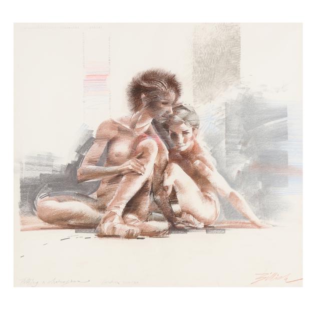 charles-billich-australian-b-1934-i-plotting-a-choreogram-london-i