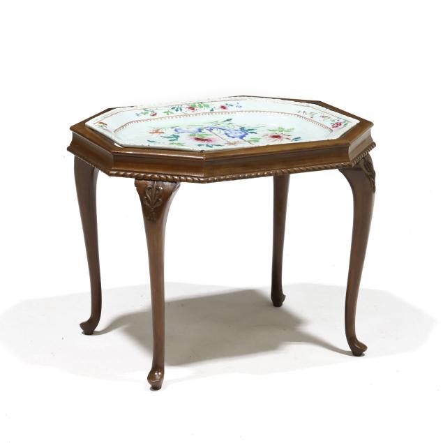 antique-chinese-export-porcelain-tray-on-stand