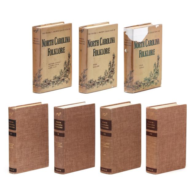 a-complete-set-of-i-the-frank-c-brown-collection-of-north-carolina-folklore-i