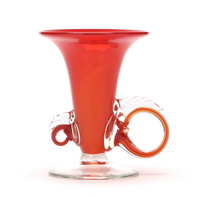 robert-levin-nc-red-glass-goblet