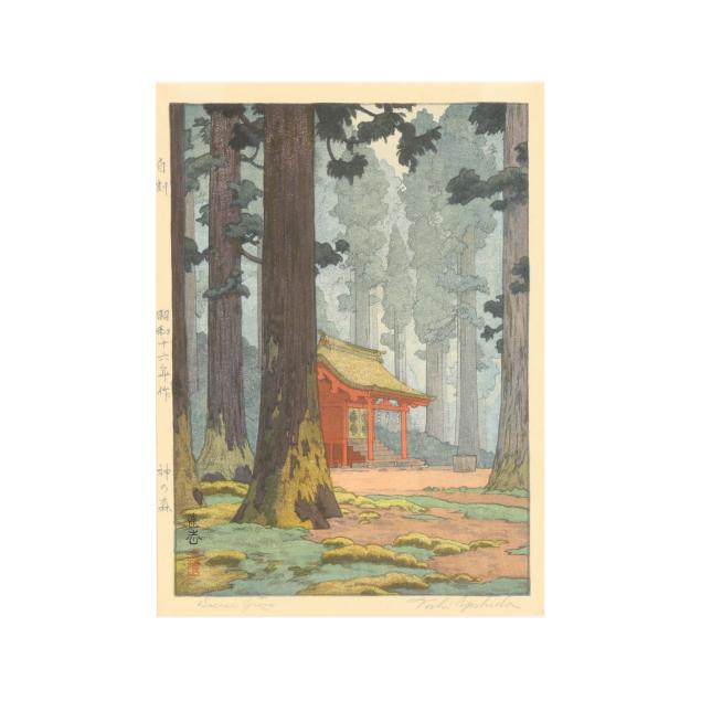 toshi-yoshida-japanese-1911-1995-i-sacred-grove-i