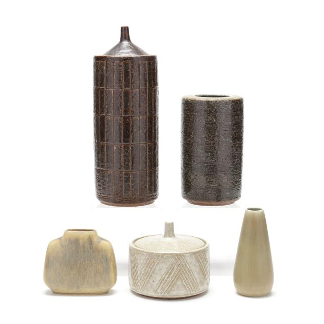 per-linnemann-schmidt-danish-1912-1999-five-studio-vessels