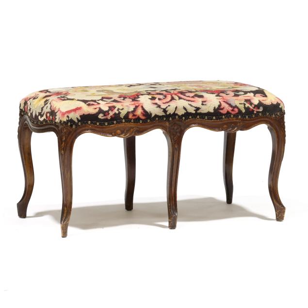 louis-xv-style-needlepoint-upholstered-bench