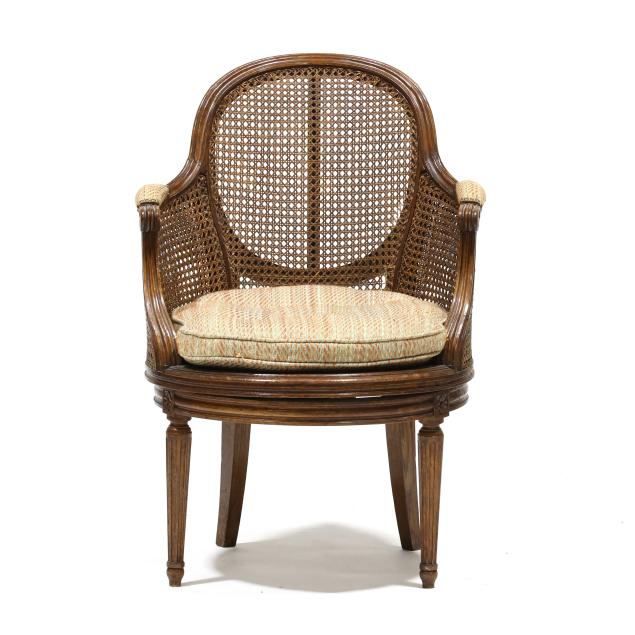 louis-xvi-style-carved-oak-swivel-bergere