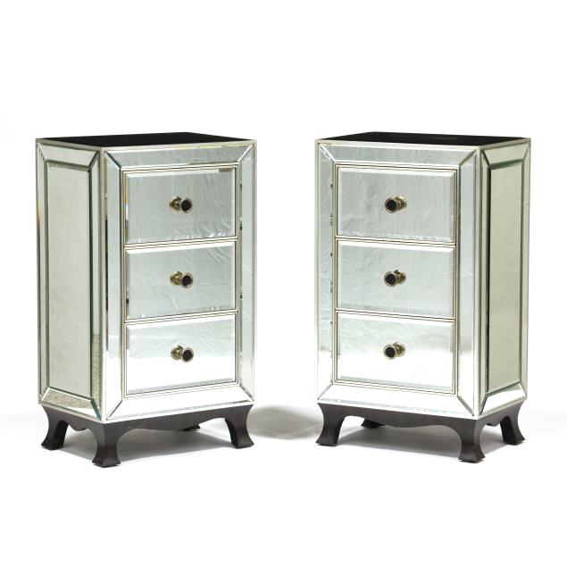 labarge-pair-of-mirrored-side-cabinets