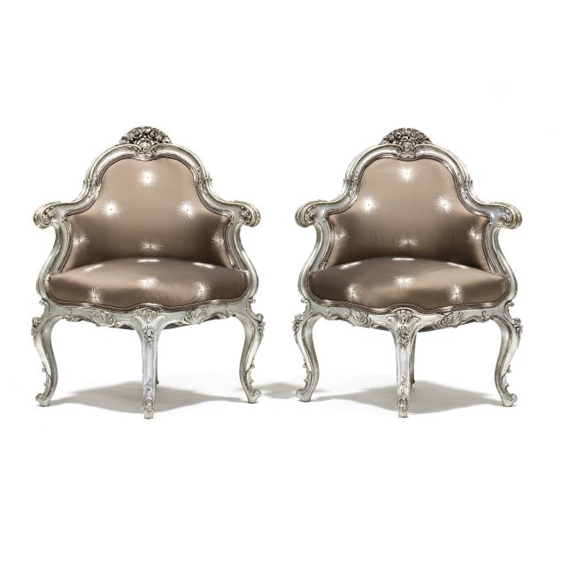 pair-of-louis-xv-style-carved-and-silvered-corner-bergeres
