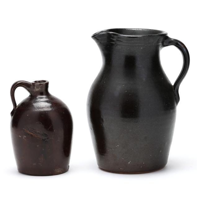 two-signed-nc-pottery-wares-o-henry-pottery-and-e-j-brown
