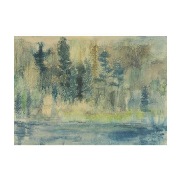 canadian-school-mid-20th-century-lake-with-trees