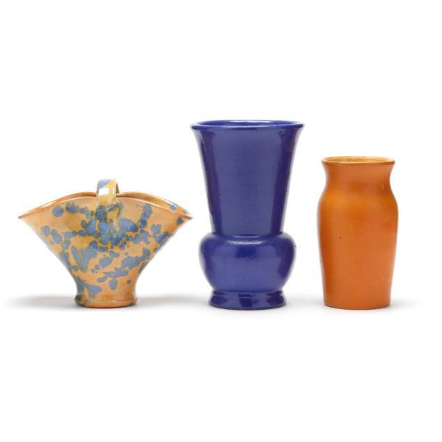 three-vintage-art-pottery-works