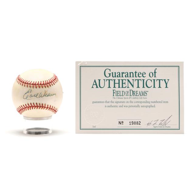 earl-weaver-signed-baseball-with-guarantee-of-authenticity