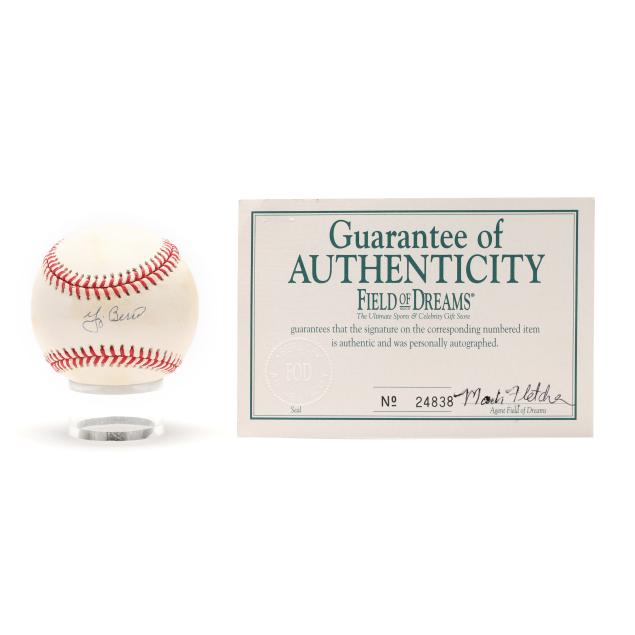 yogi-berra-signed-baseball-with-guarantee-of-authenticity