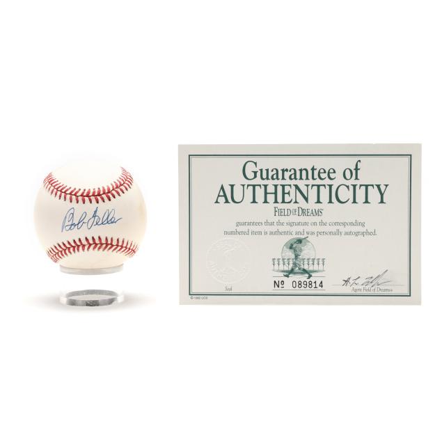 bob-feller-signed-baseball-with-guarantee-of-authenticity