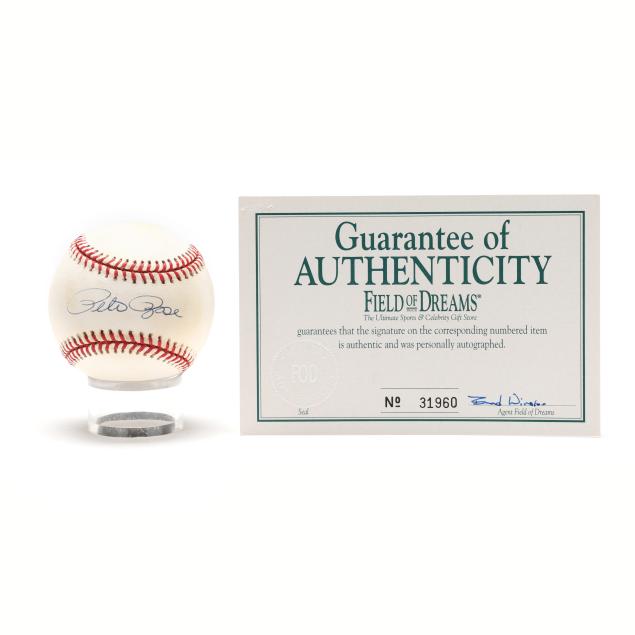 pete-rose-signed-baseball-with-guarantee-of-authenticity