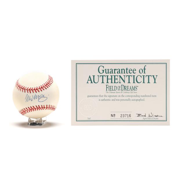 mark-mcgwire-signed-baseball-with-guarantee-of-authenticity