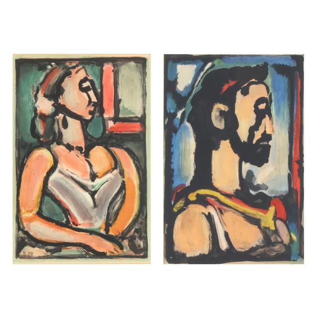 georges-rouault-french-1871-1958-i-les-fleurs-du-mal-i-two-works