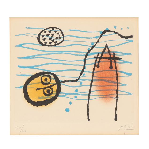 joan-miro-spanish-1893-1983-plate-8-from-i-la-bague-d-aurore-suite-i