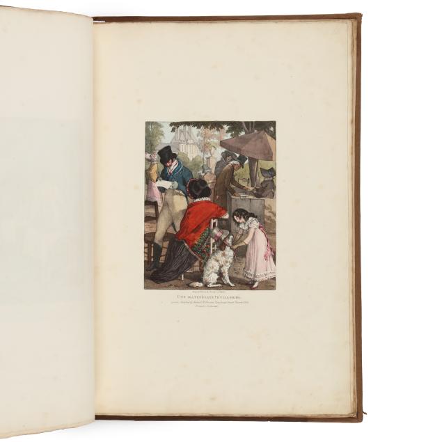 i-twenty-four-subjects-exhibiting-the-costume-of-paris-i-with-scarce-title-page