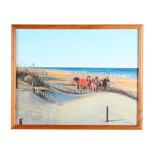 paul-minnis-nc-b-1933-wild-horses-in-the-sand-dunes