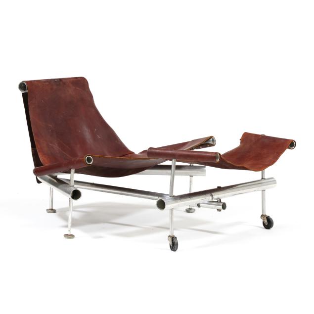max-gottschalk-american-1909-2005-metal-and-leather-lounge-chair-with-ottoman