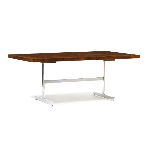 attributed-milo-baughman-american-1923-2003-rosewood-dining-table-with-leaf