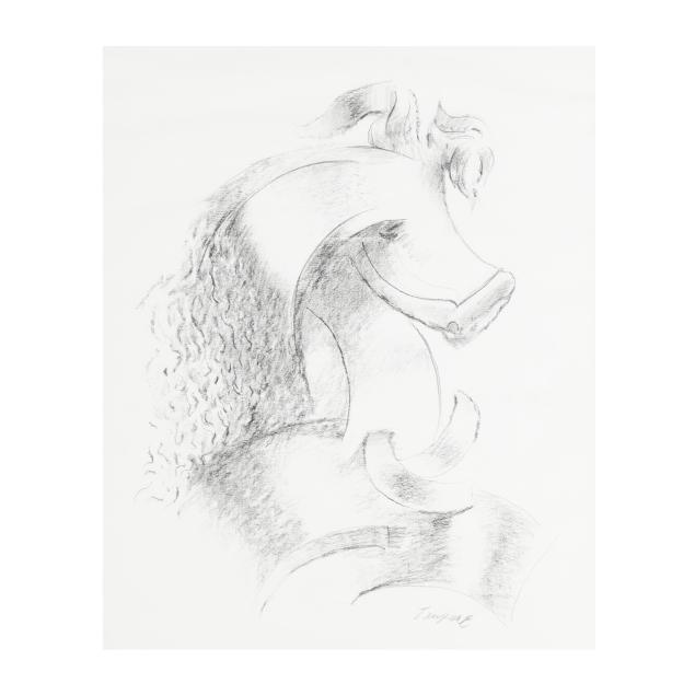 gerard-tempest-american-1918-2009-horse-head-in-profile