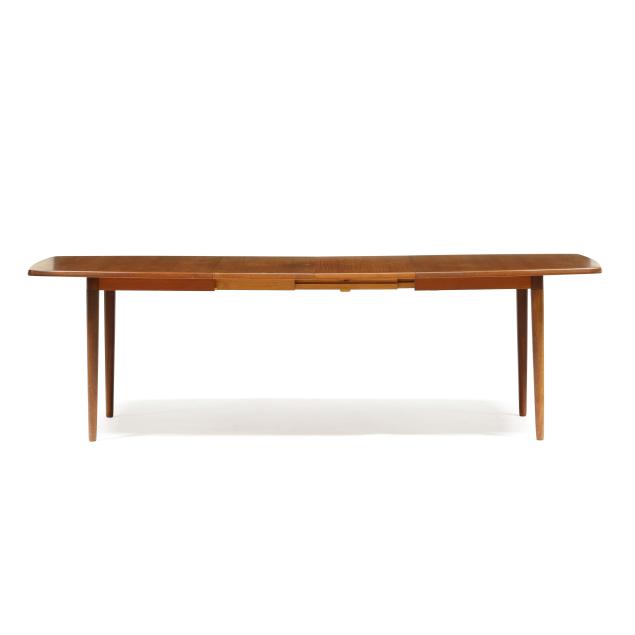 large-danish-modern-teak-dining-table