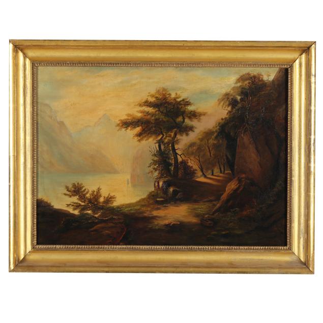 english-school-late-19th-century-mountain-landscape-with-path-under-trees