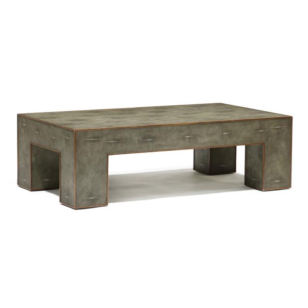 modern-history-faux-shagreen-cocktail-table