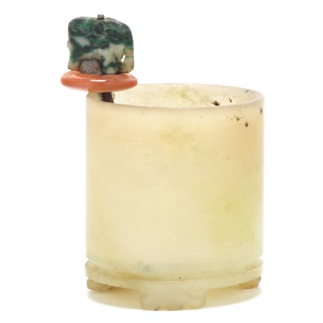 a-chinese-celadon-hardstone-brush-washer-with-elephant