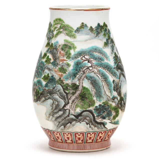 an-asian-porcelain-vase-with-mountain-landscape