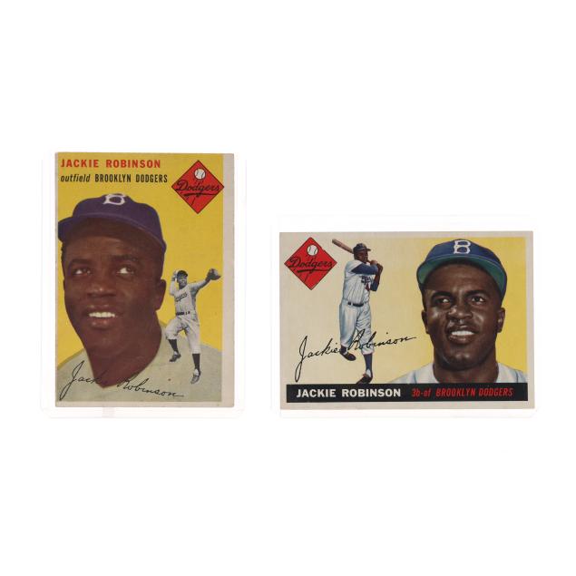 1954-and-1956-topps-jackie-robinson-baseball-cards